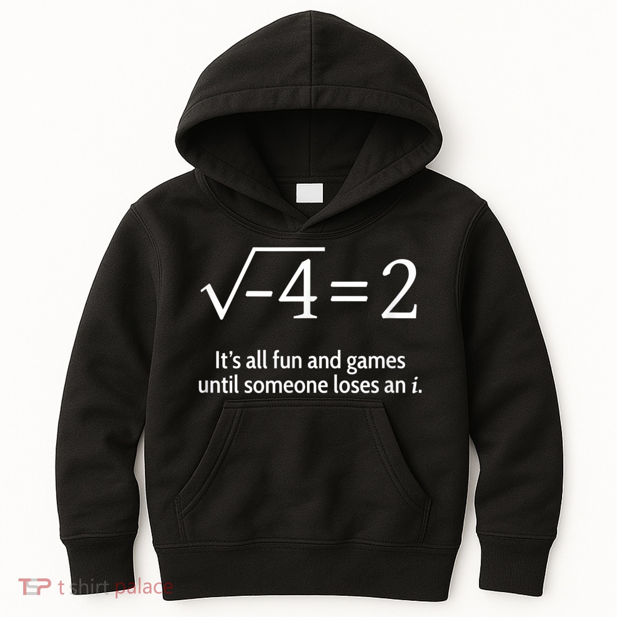 Someone Loses An I: Funny Math Short Sleeve Kids Hoodie