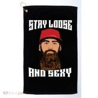 Stay Loose And Sexy Golf Towel thumb 0