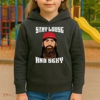 Stay Loose And Sexy Kids Hoodie thumb 3