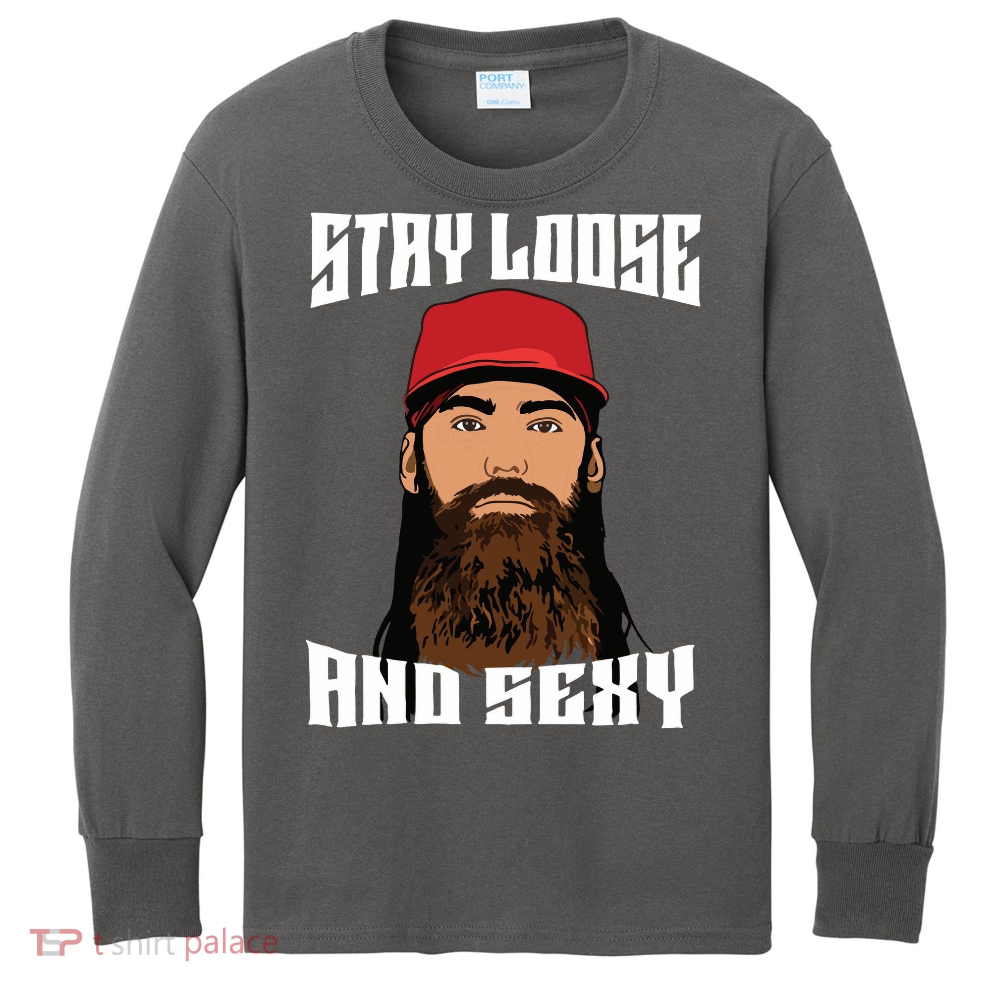 Stay Loose And Sexy Kids Long Sleeve Shirt