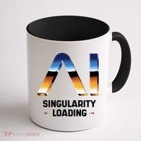 Singularity Loading AI Artificial Intelligence Coffee Mug thumb 1