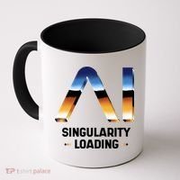 Singularity Loading AI Artificial Intelligence Coffee Mug thumb 0