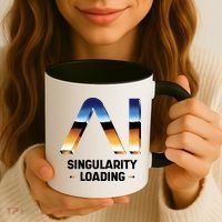 Singularity Loading AI Artificial Intelligence Coffee Mug thumb 3