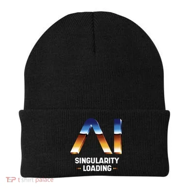 Singularity Loading AI Artificial Intelligence Beanie