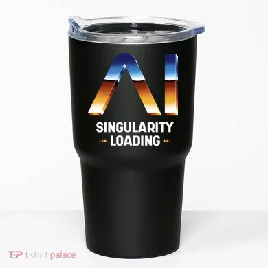 Singularity Loading AI Artificial Intelligence Tumbler