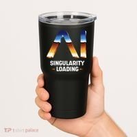 Singularity Loading AI Artificial Intelligence Tumbler thumb 2