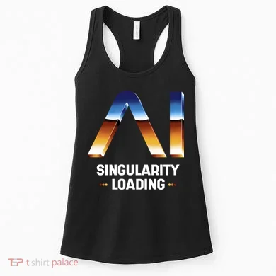 Singularity Loading AI Artificial Intelligence Women's Tank Top