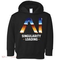 Singularity Loading AI Artificial Intelligence Toddler Hoodie thumb 0