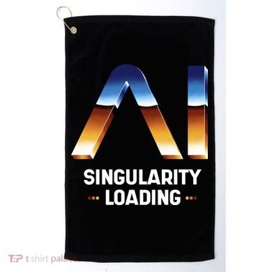 Singularity Loading AI Artificial Intelligence Golf Towel