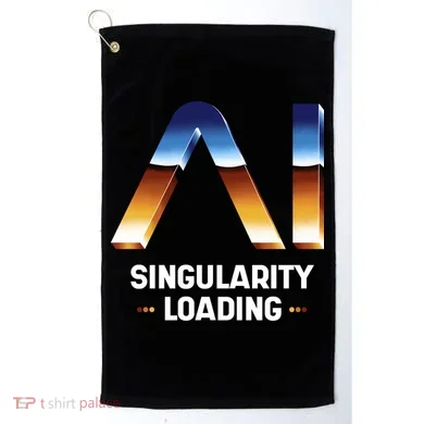 Singularity Loading AI Artificial Intelligence Golf Towel