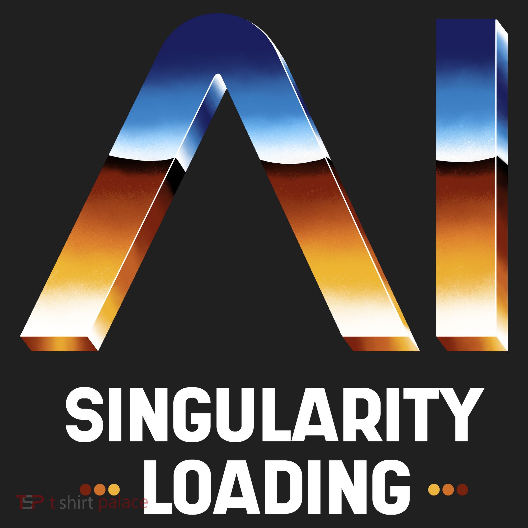 Singularity Loading AI Artificial Intelligence Golf Towel