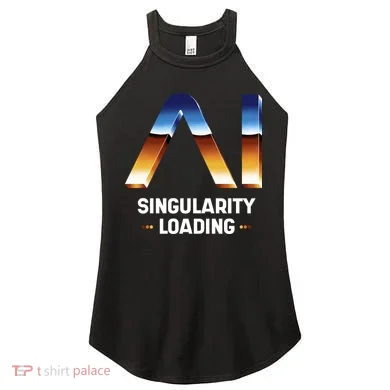 Singularity Loading AI Artificial Intelligence Women's Perfect Tri Rocker Tank