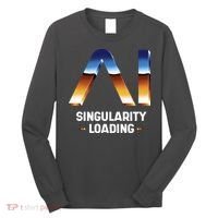 Singularity Loading AI Artificial Intelligence Long Sleeve Shirt thumb 0