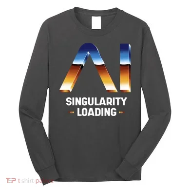 Singularity Loading AI Artificial Intelligence Long Sleeve Shirt