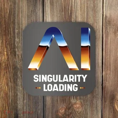 Singularity Loading AI Artificial Intelligence Coaster