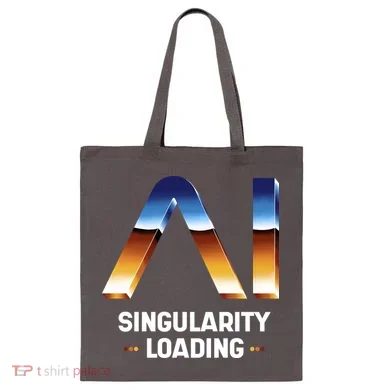 Singularity Loading AI Artificial Intelligence Tote Bag