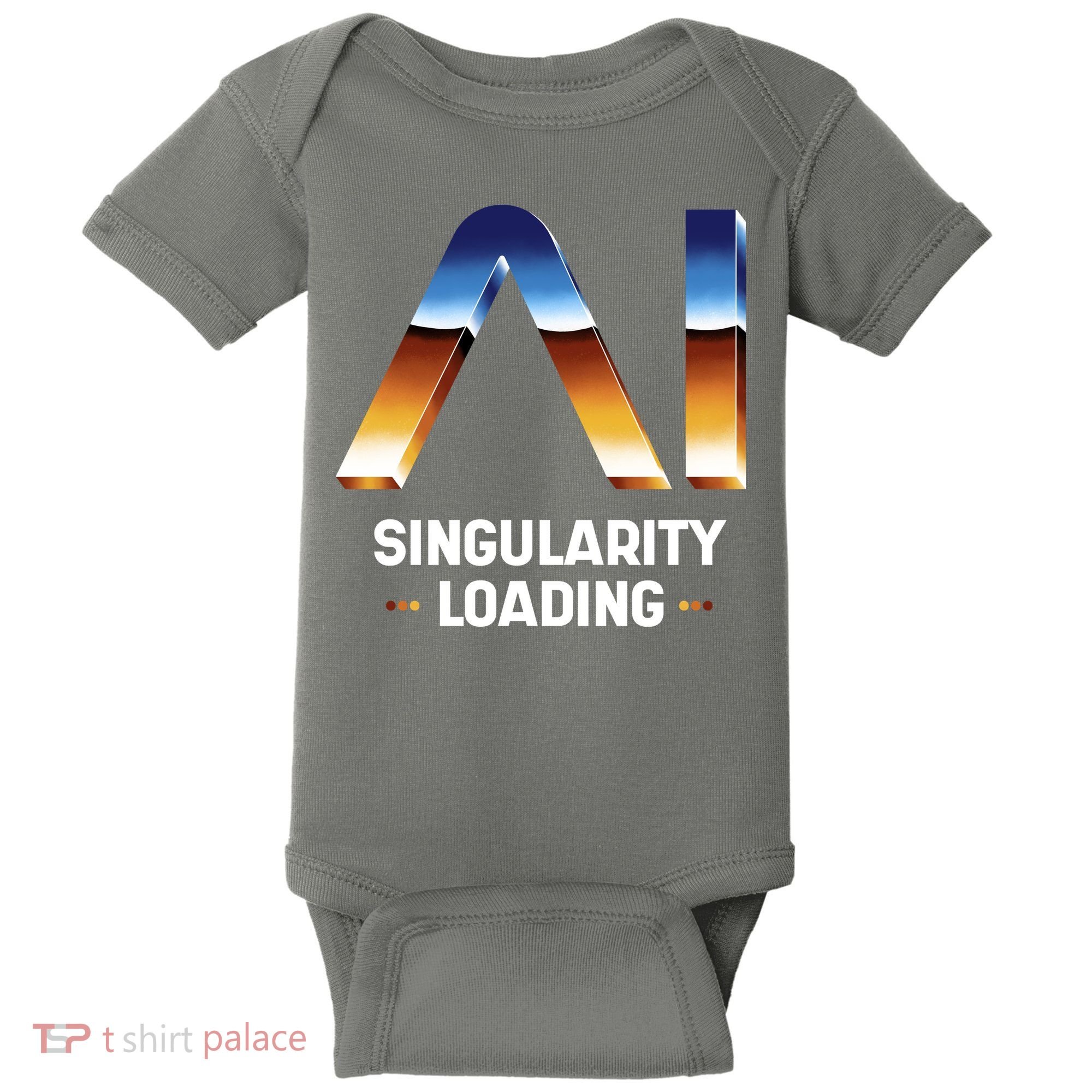 Singularity Loading AI Artificial Intelligence Baby Bodysuit
