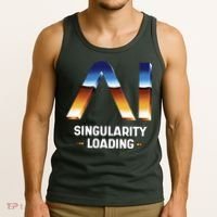 Singularity Loading AI Artificial Intelligence Tank Top thumb 3