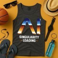 Singularity Loading AI Artificial Intelligence Tank Top thumb 4