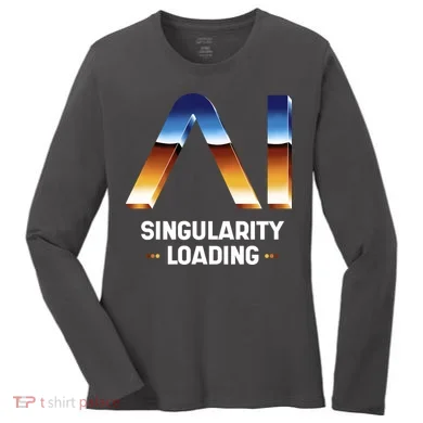 Singularity Loading AI Artificial Intelligence Women's Long Sleeve Shirt