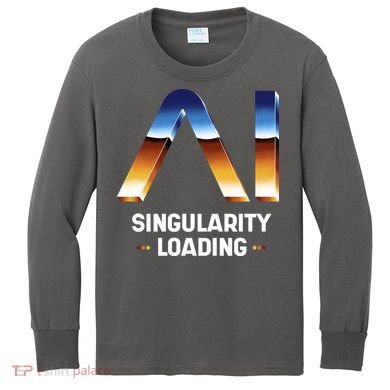 Singularity Loading AI Artificial Intelligence Kids Long Sleeve Shirt
