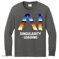 Singularity Loading AI Artificial Intelligence Kids Long Sleeve Shirt thumb 0