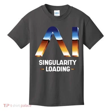 Singularity Loading AI Artificial Intelligence Kids T-Shirt
