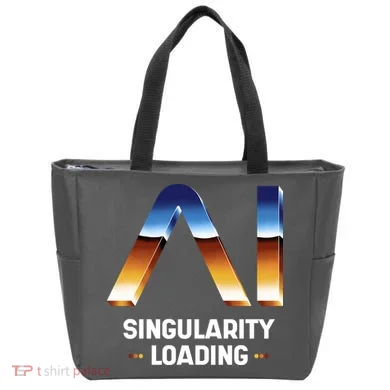 Singularity Loading AI Artificial Intelligence Tote Bag