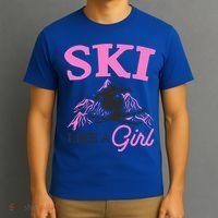 Ski Like A Skiers Winter Sports Mountains Ski Lover Gift T-Shirt thumb 3