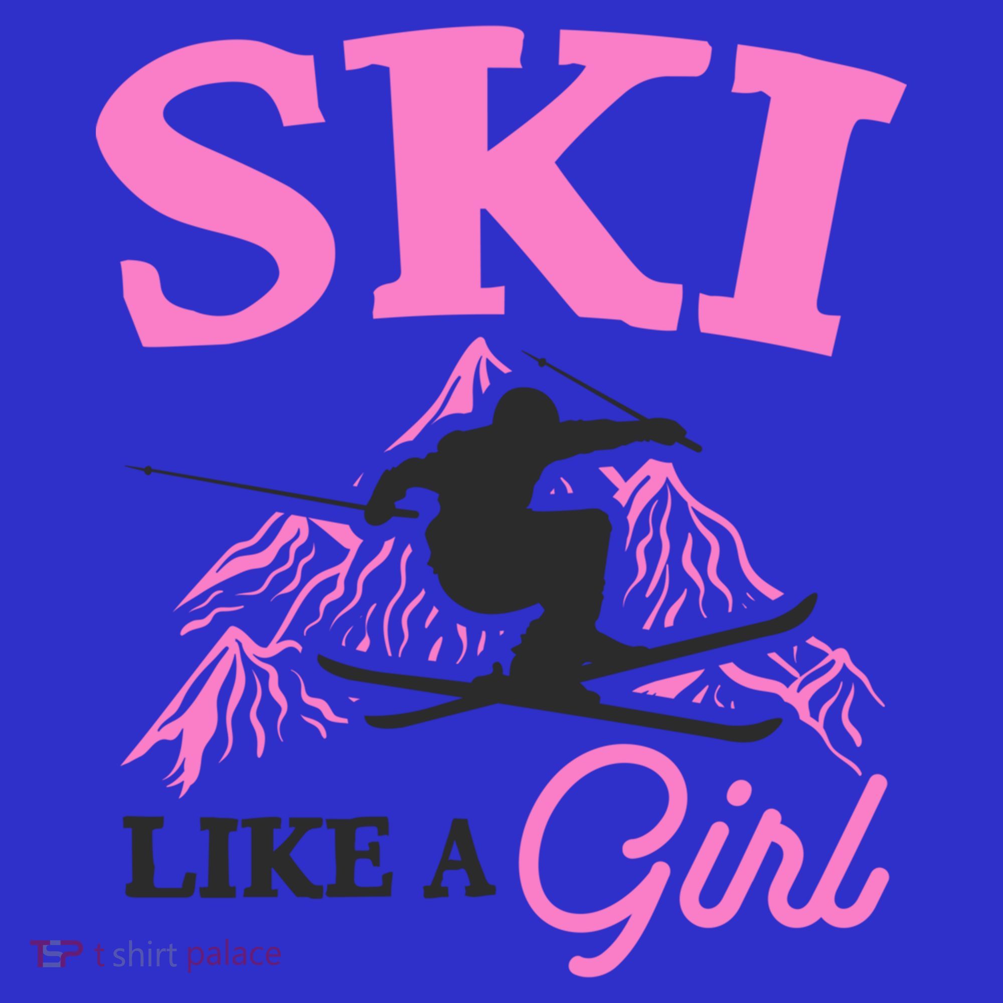 Ski Like A Skiers Winter Sports Mountains Ski Lover Gift Women's Tank Top
