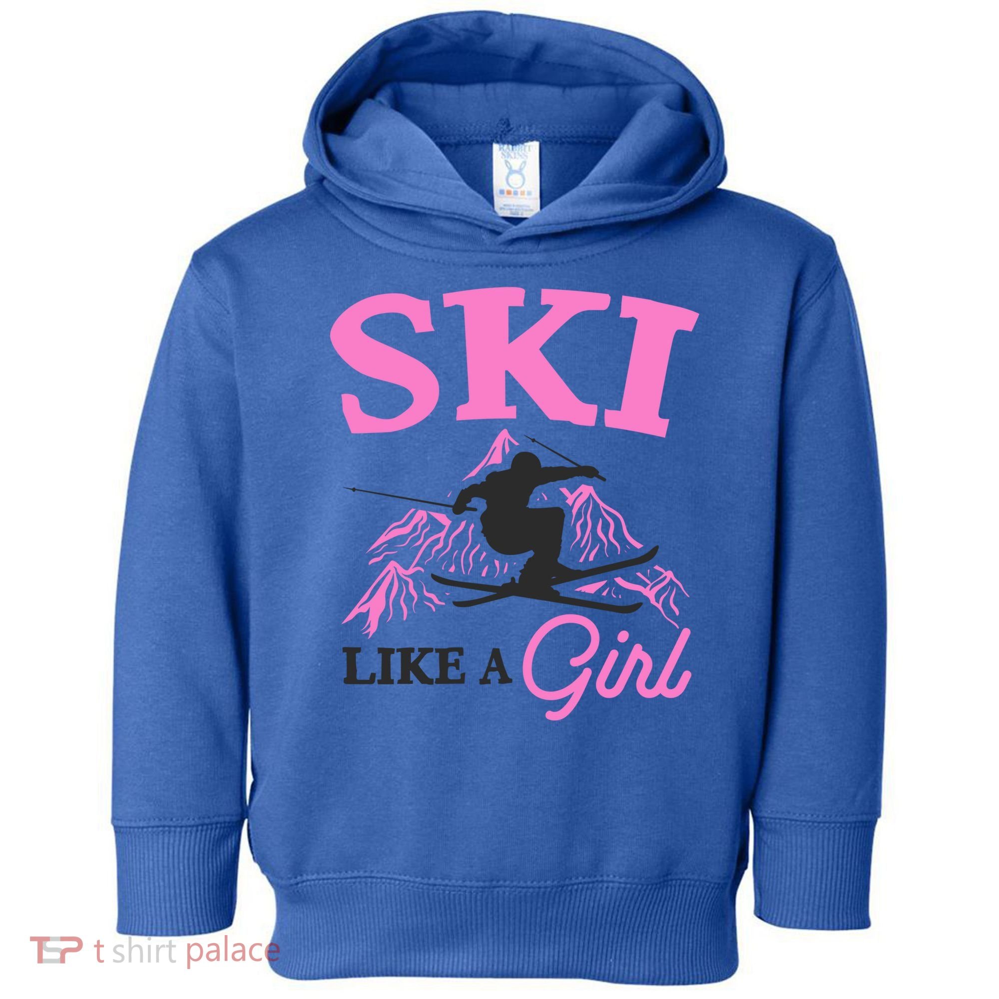 Ski Like A Skiers Winter Sports Mountains Ski Lover Gift Toddler Hoodie