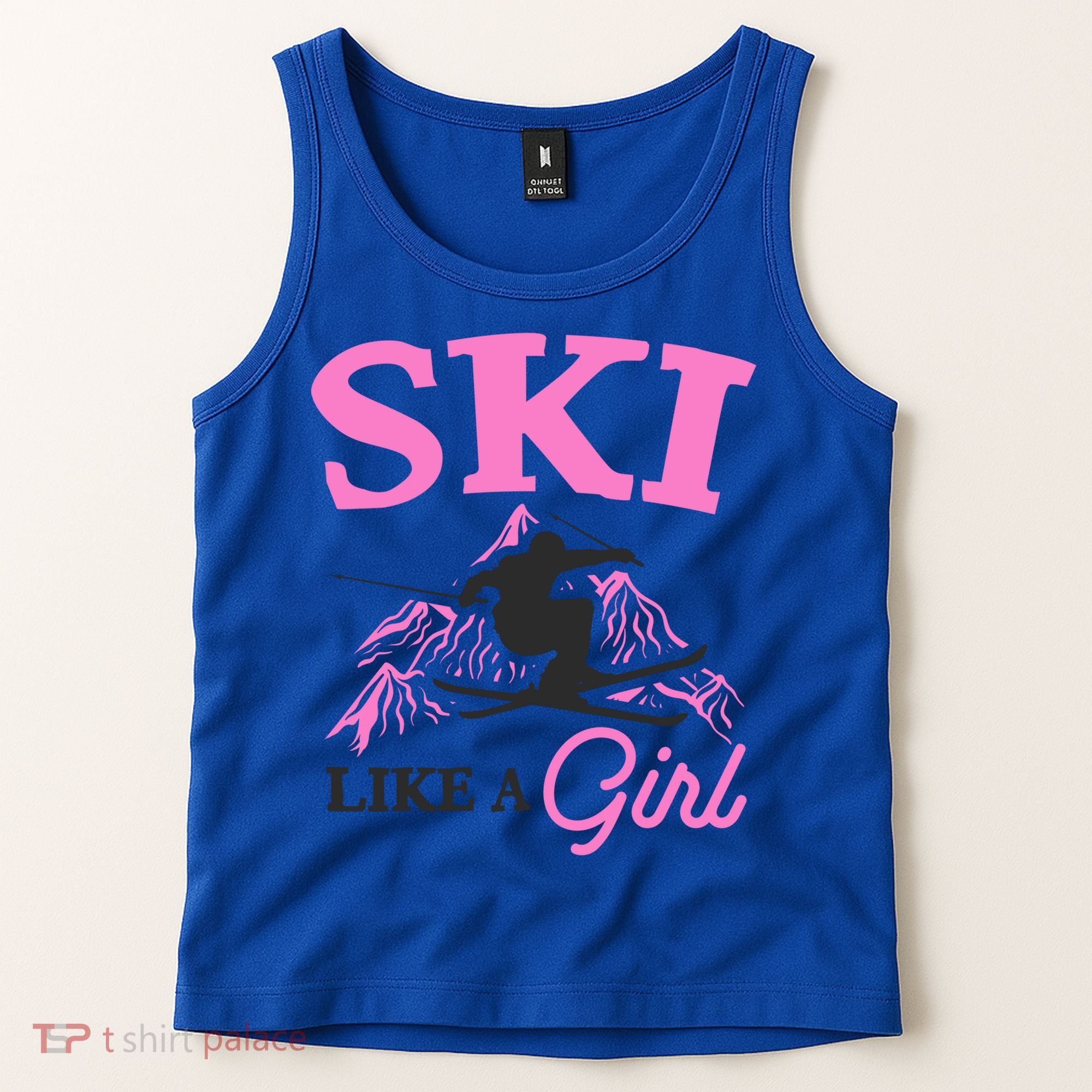 Ski Like A Skiers Winter Sports Mountains Ski Lover Gift Tank Top