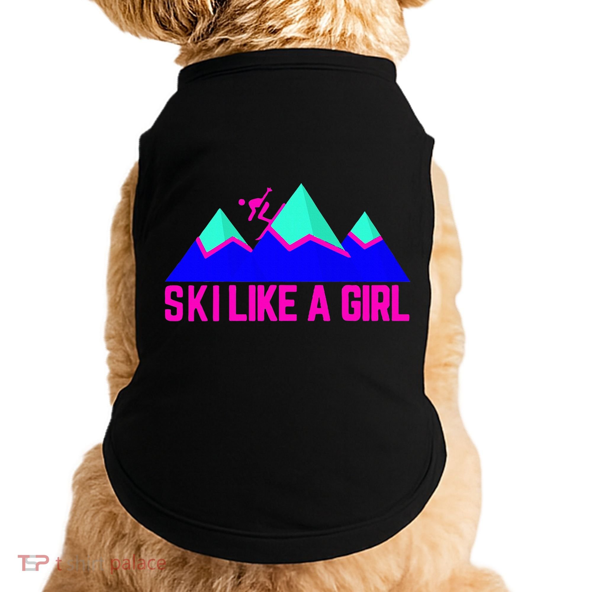 Ski Like A Girl Doggie Tank