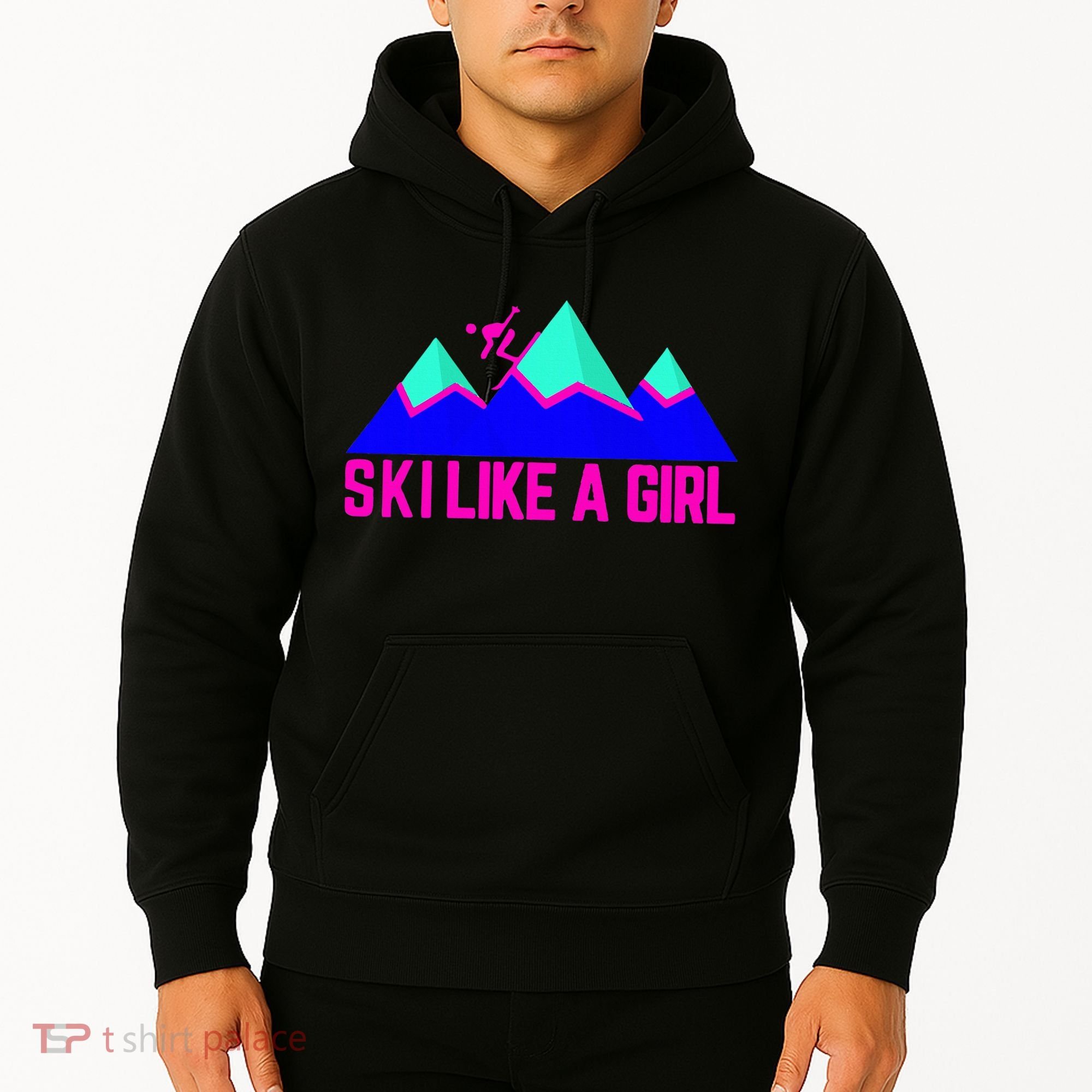 Ski Like A Girl Hoodie