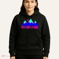 Ski Like A Girl Hoodie thumb 5