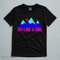Ski Like A Girl T-Shirt thumb 5