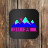 Ski Like A Girl Coaster thumb 0