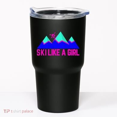 Ski Like A Girl Tumbler