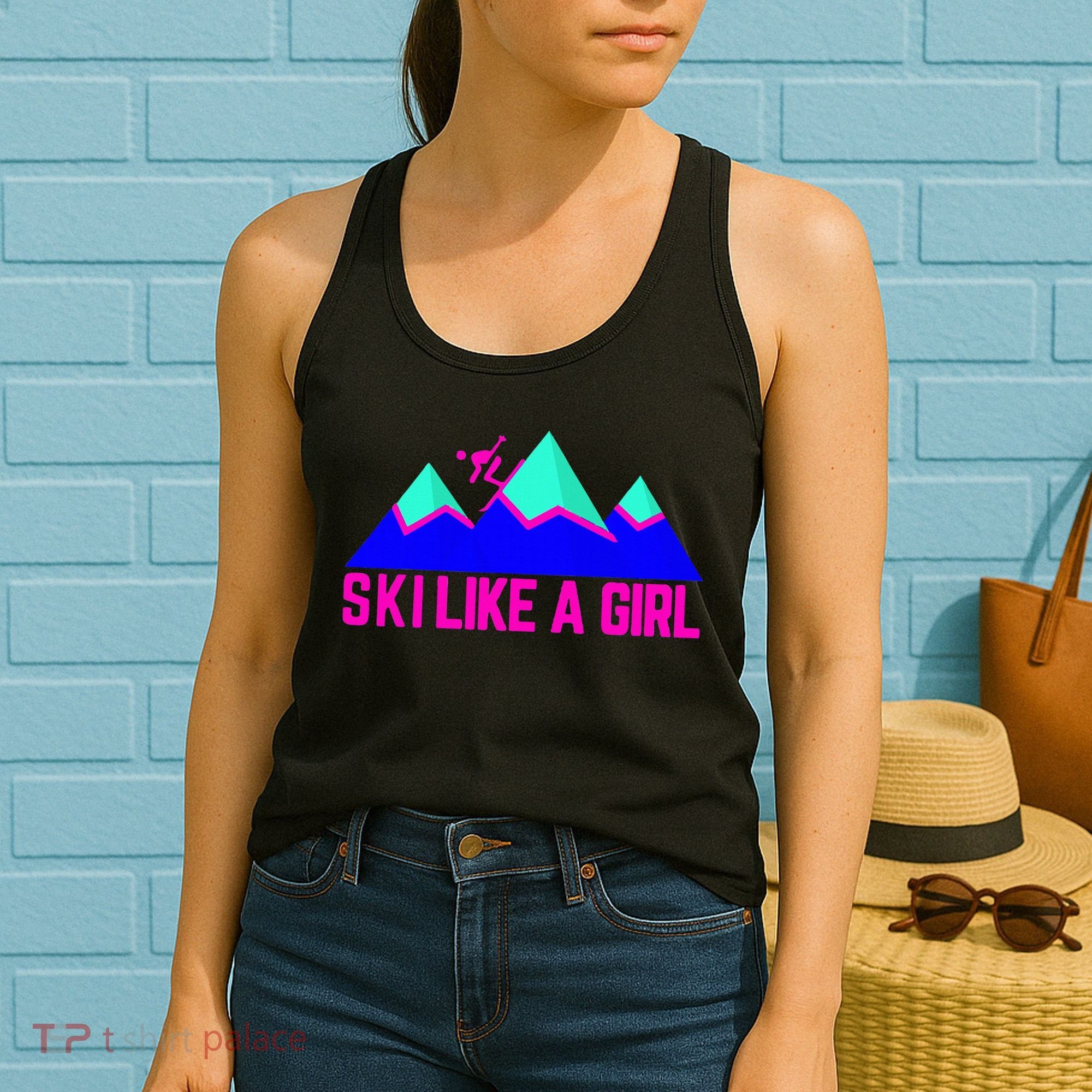 Ski Like A Girl Women's Tank Top