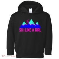 Ski Like A Girl Toddler Hoodie thumb 0