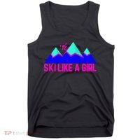 Ski Like A Girl Tank Top thumb 0