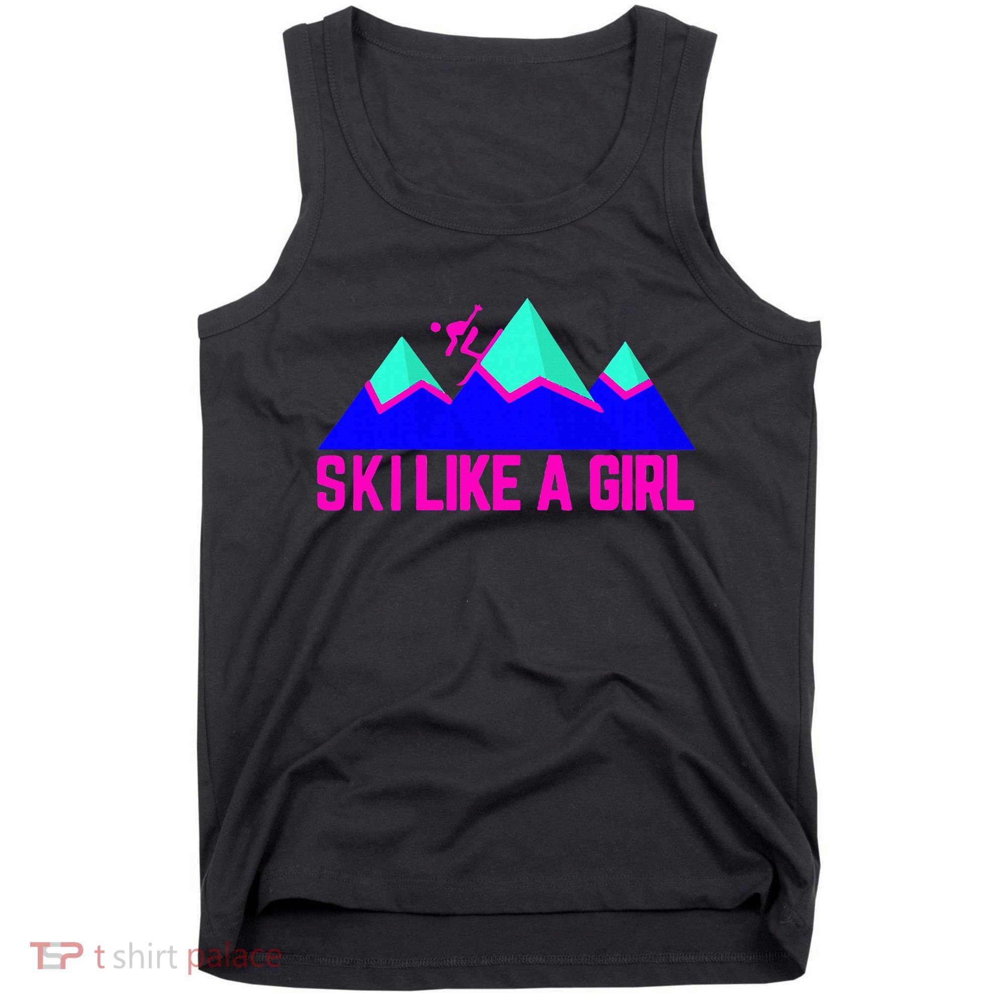 Ski Like A Girl Tank Top