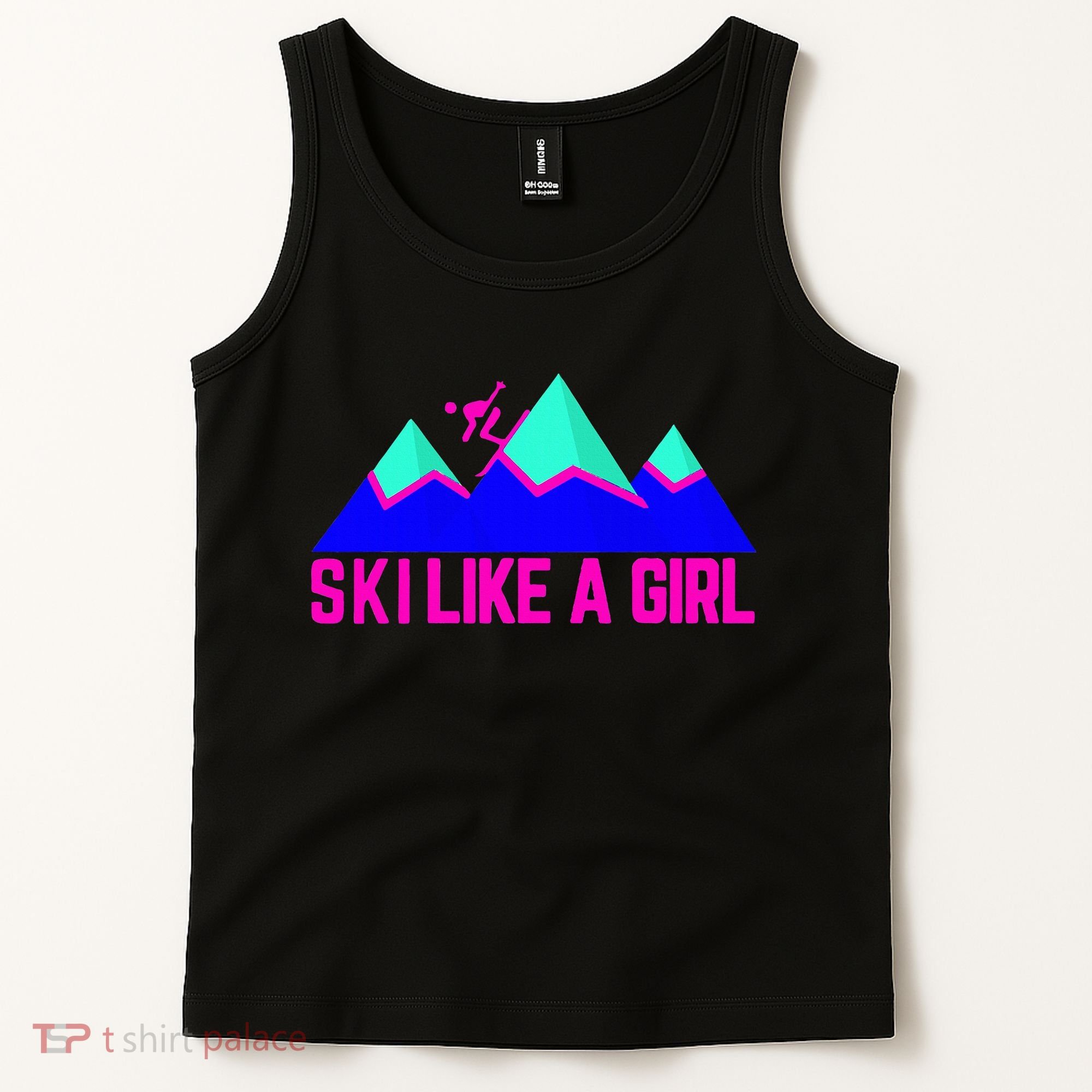 Ski Like A Girl Tank Top