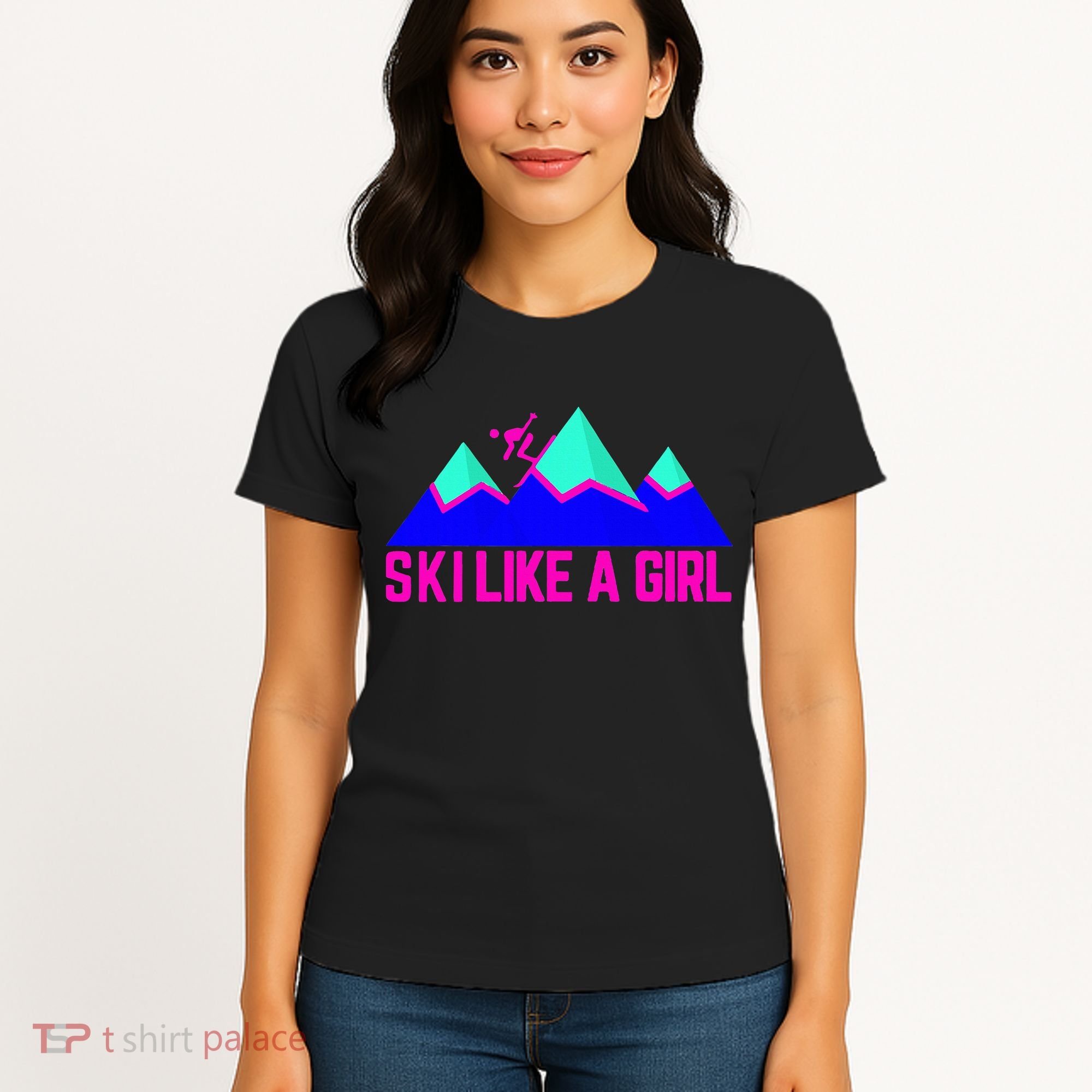 Ski Like A Girl Women's T-Shirt