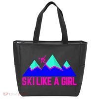 Ski Like A Girl Tote Bag thumb 0