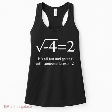 Someone Loses An I Funny Math Women's Tank Top