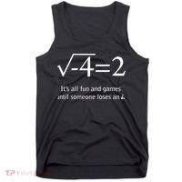 Someone Loses An I Funny Math Tank Top thumb 0