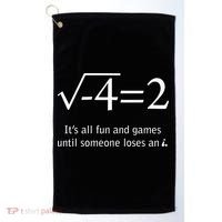 Someone Loses An I Funny Math Golf Towel thumb 0