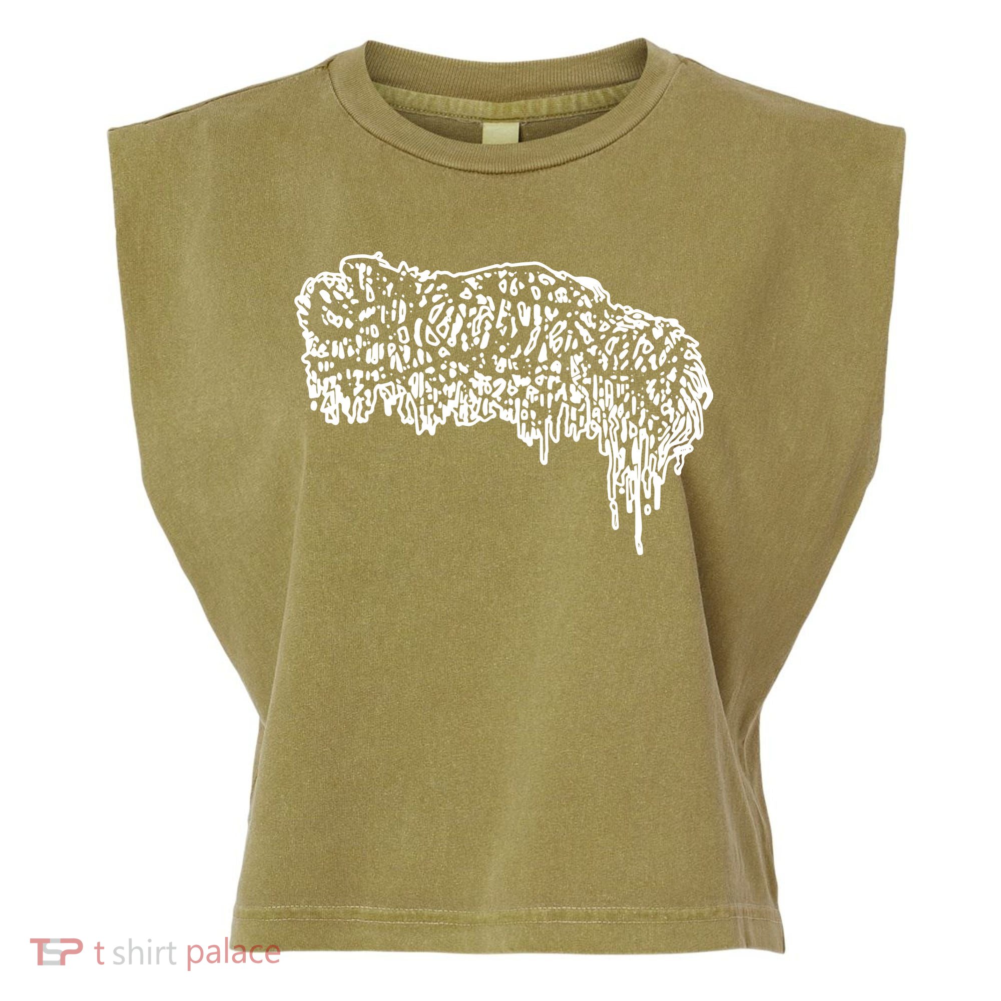 Sanguisugabogg Live At Ldb 2024 Garment-Dyed Women's Muscle Tee