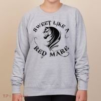 Sweet Like a Red Mare Funny Horse Lover Women's Sweatshirt thumb 0